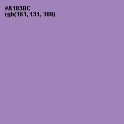 #A183BC - Amethyst Smoke Color Image