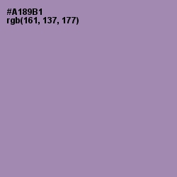 #A189B1 - Amethyst Smoke Color Image