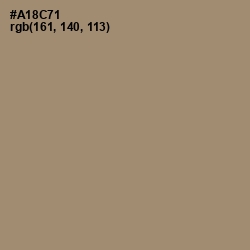 #A18C71 - Pharlap Color Image