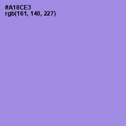 #A18CE3 - Dull Lavender Color Image