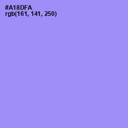 #A18DFA - Dull Lavender Color Image