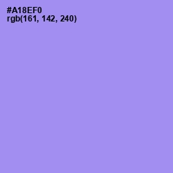 #A18EF0 - Dull Lavender Color Image