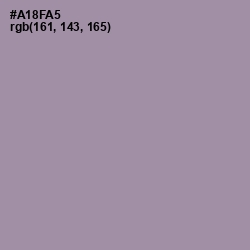 #A18FA5 - Amethyst Smoke Color Image