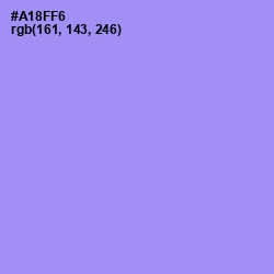 #A18FF6 - Dull Lavender Color Image