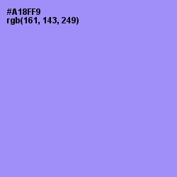 #A18FF9 - Dull Lavender Color Image