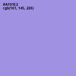 #A191E2 - Dull Lavender Color Image