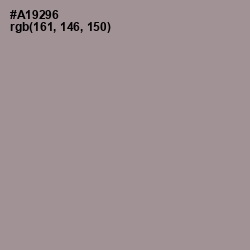 #A19296 - Dusty Gray Color Image