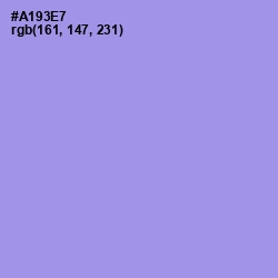 #A193E7 - Dull Lavender Color Image