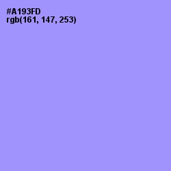 #A193FD - Dull Lavender Color Image