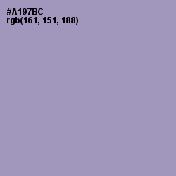 #A197BC - Amethyst Smoke Color Image