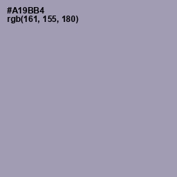 #A19BB4 - Amethyst Smoke Color Image