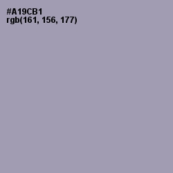 #A19CB1 - Amethyst Smoke Color Image
