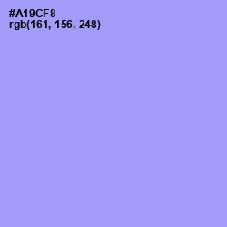 #A19CF8 - Dull Lavender Color Image