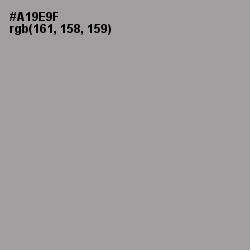 #A19E9F - Dusty Gray Color Image