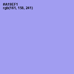 #A19EF1 - Dull Lavender Color Image