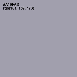 #A19FAD - Amethyst Smoke Color Image