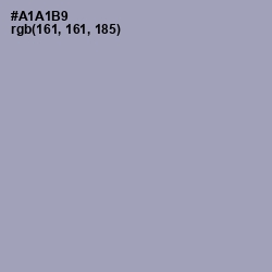 #A1A1B9 - Gray Chateau Color Image
