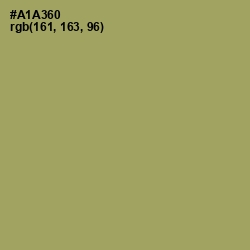 #A1A360 - Green Smoke Color Image