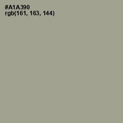 #A1A390 - Gray Olive Color Image