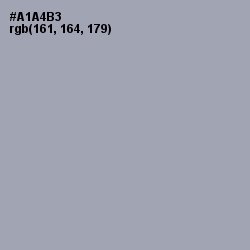 #A1A4B3 - Gray Chateau Color Image