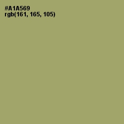 #A1A569 - Green Smoke Color Image
