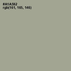 #A1A592 - Gray Olive Color Image