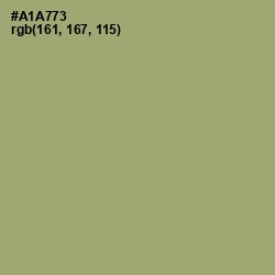 #A1A773 - Green Smoke Color Image