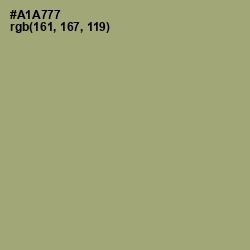 #A1A777 - Green Smoke Color Image