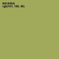 #A1A95A - Olive Green Color Image