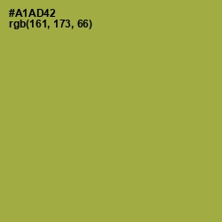 #A1AD42 - Husk Color Image