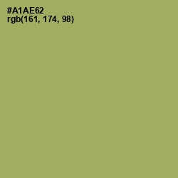 #A1AE62 - Green Smoke Color Image