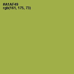 #A1AF49 - Olive Green Color Image