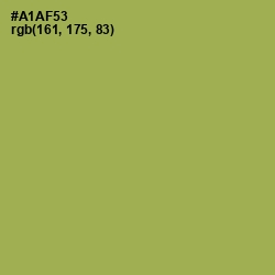 #A1AF53 - Olive Green Color Image