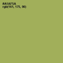 #A1AF5A - Olive Green Color Image