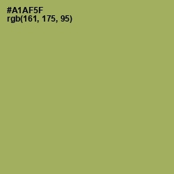 #A1AF5F - Olive Green Color Image