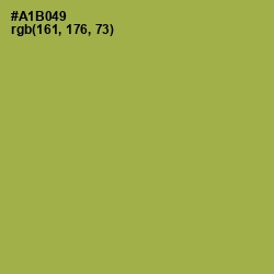 #A1B049 - Olive Green Color Image