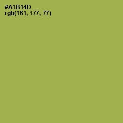 #A1B14D - Olive Green Color Image