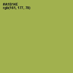 #A1B14E - Olive Green Color Image