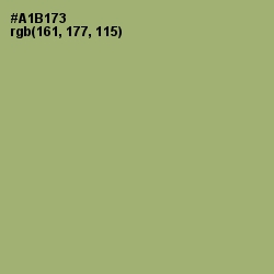 #A1B173 - Green Smoke Color Image
