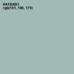 #A1BAB3 - Tower Gray Color Image