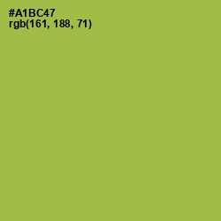 #A1BC47 - Olive Green Color Image