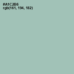 #A1C2B6 - Spring Rain Color Image