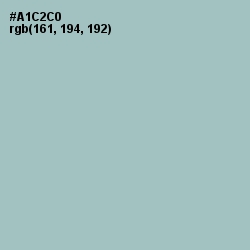 #A1C2C0 - Opal Color Image