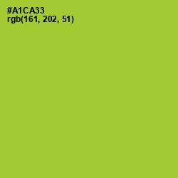 #A1CA33 - Key Lime Pie Color Image