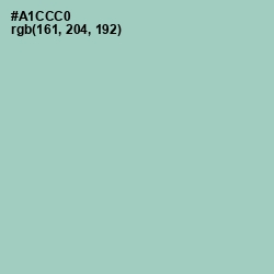 #A1CCC0 - Opal Color Image