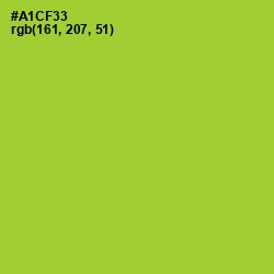 #A1CF33 - Key Lime Pie Color Image