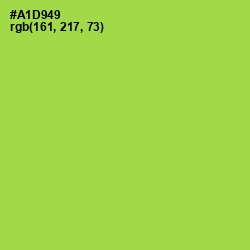 #A1D949 - Conifer Color Image