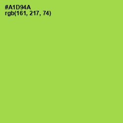 #A1D94A - Conifer Color Image