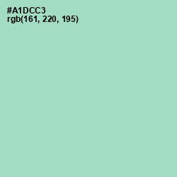 #A1DCC3 - Aqua Island Color Image