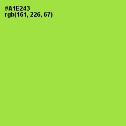 #A1E243 - Conifer Color Image